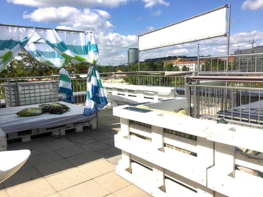 Vip Design Apartment M. Dachterrasse Дрезден Экстерьер фото